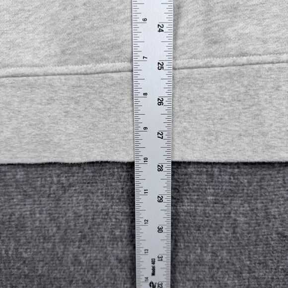 The Hundreds Logo Sweatshirt Mens Large Gray Distressed Spell Out Streetwear Y2K - Picture 8 of 9